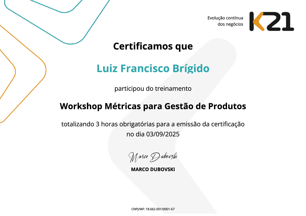 Certificado K21
